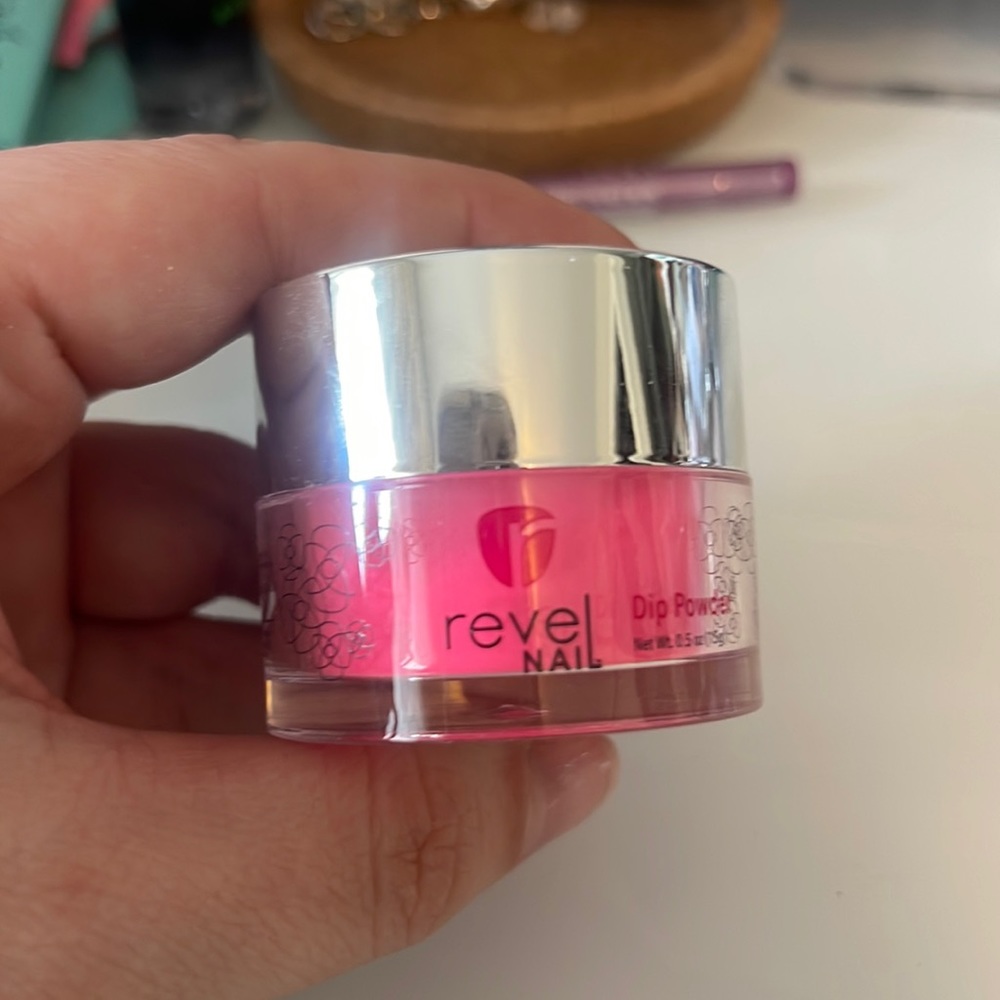 Revel nail dip powder nail polish, shade D159 Rondo, 0.5oz jar
